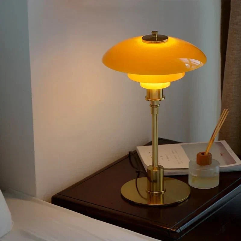 Lampe de bureau Art déco Aimon — éclairage d’accent géométrique