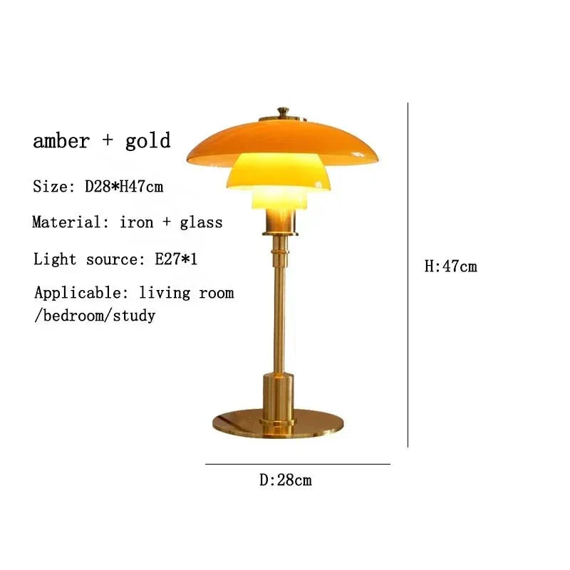 Lampe de bureau Art déco Aimon — éclairage d’accent géométrique