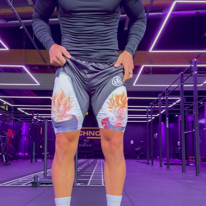 Anime-gymshorts - sportsbeklædning med ydeevne, begrænset oplag