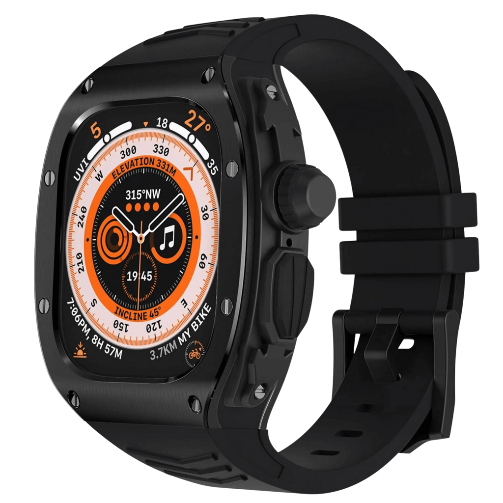 Apple Watch Ultra Stainless Steel Case & Silicone Band