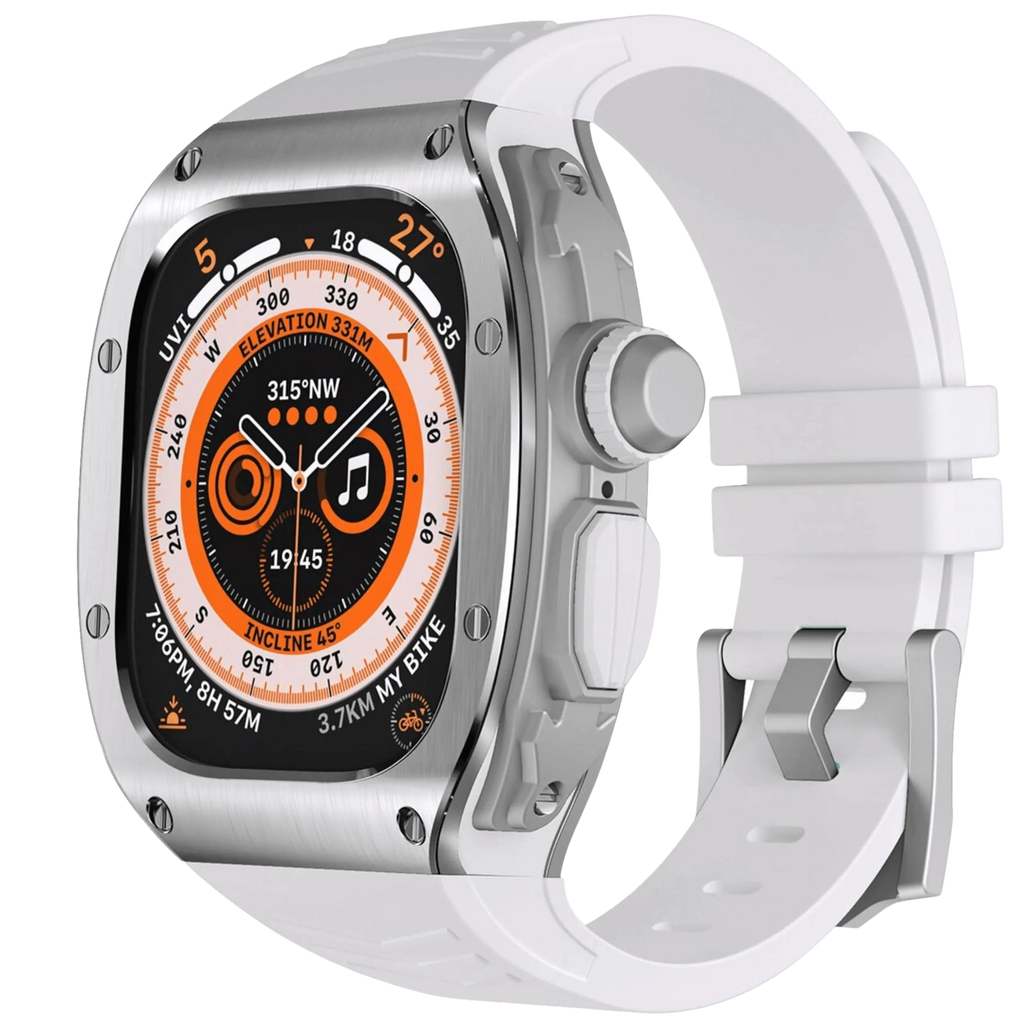 Apple Watch Ultra Stainless Steel Case & Silicone Band