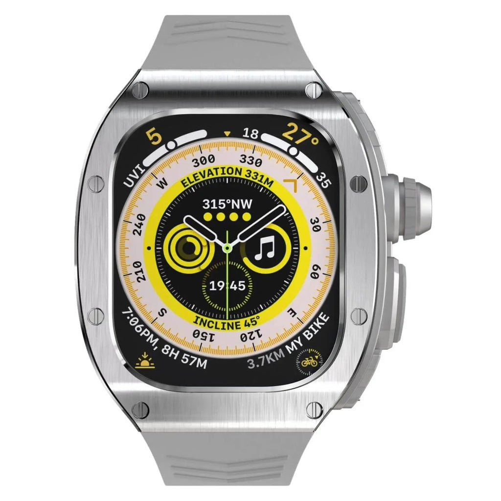 Apple Watch Ultra Stainless Steel Case & Silicone Band
