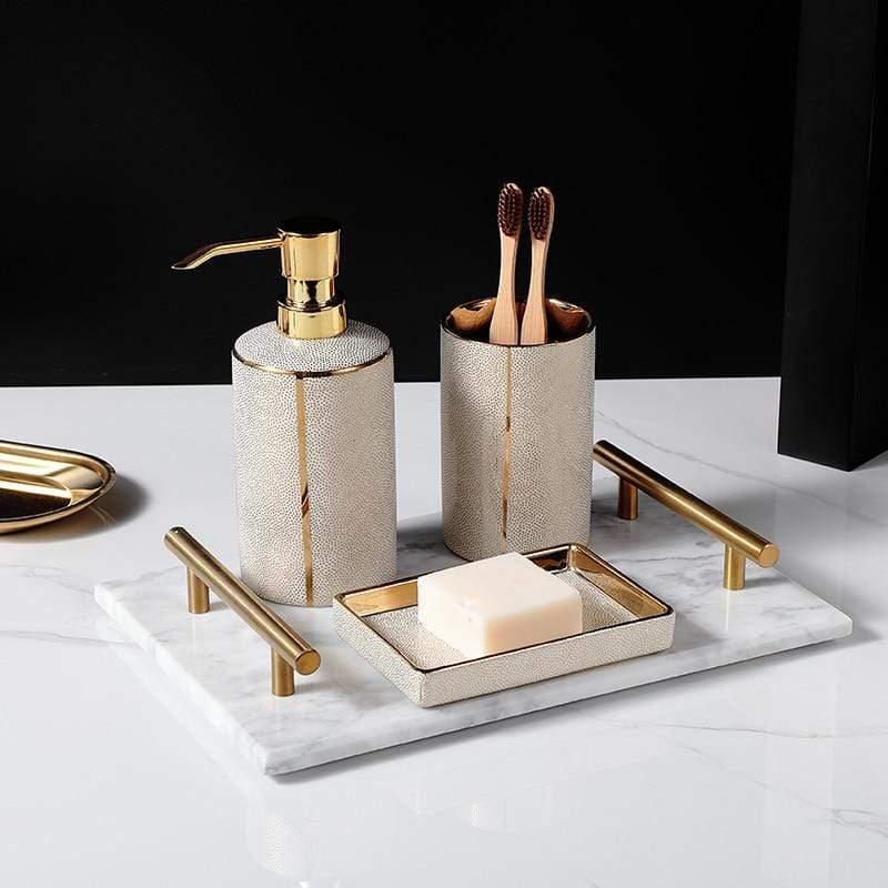Armani Badaccessoire-Set - Moderner, eleganter Stil