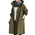 EleganCoat Women's Long Trench Coat Jacket — Stylish Fall Layer