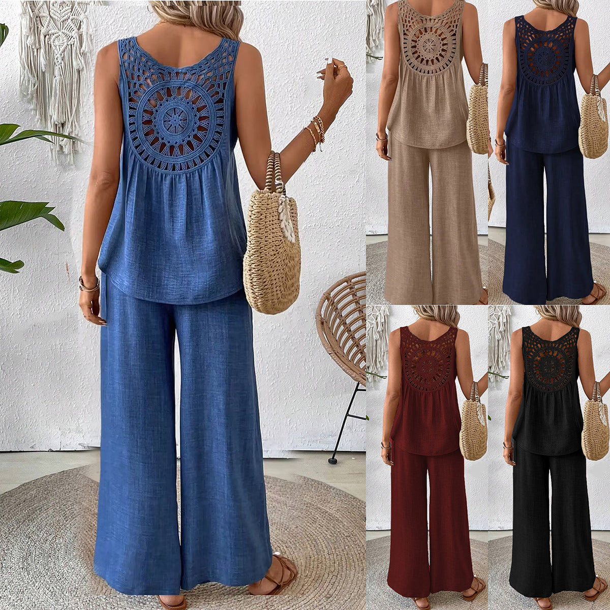 Tenue Large Décontracté Chic