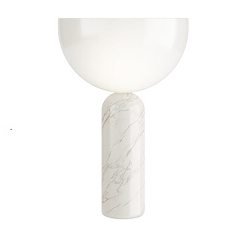 LumaStone Marmorlampe mit raffiniertem Sockel und sanftem Umgebungslicht
