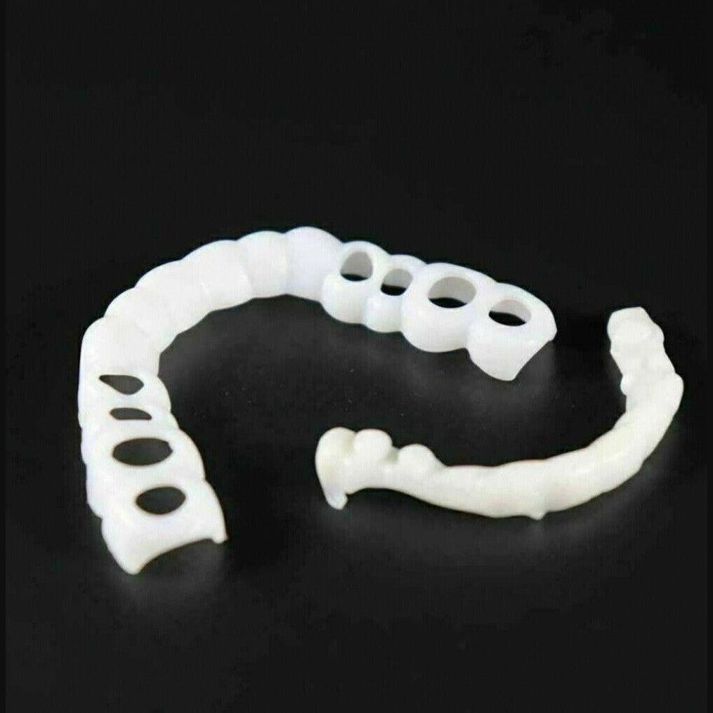 ציפויי שיניים Snap-On Smile — כיסויים לשיניים העליונות והתחתונות