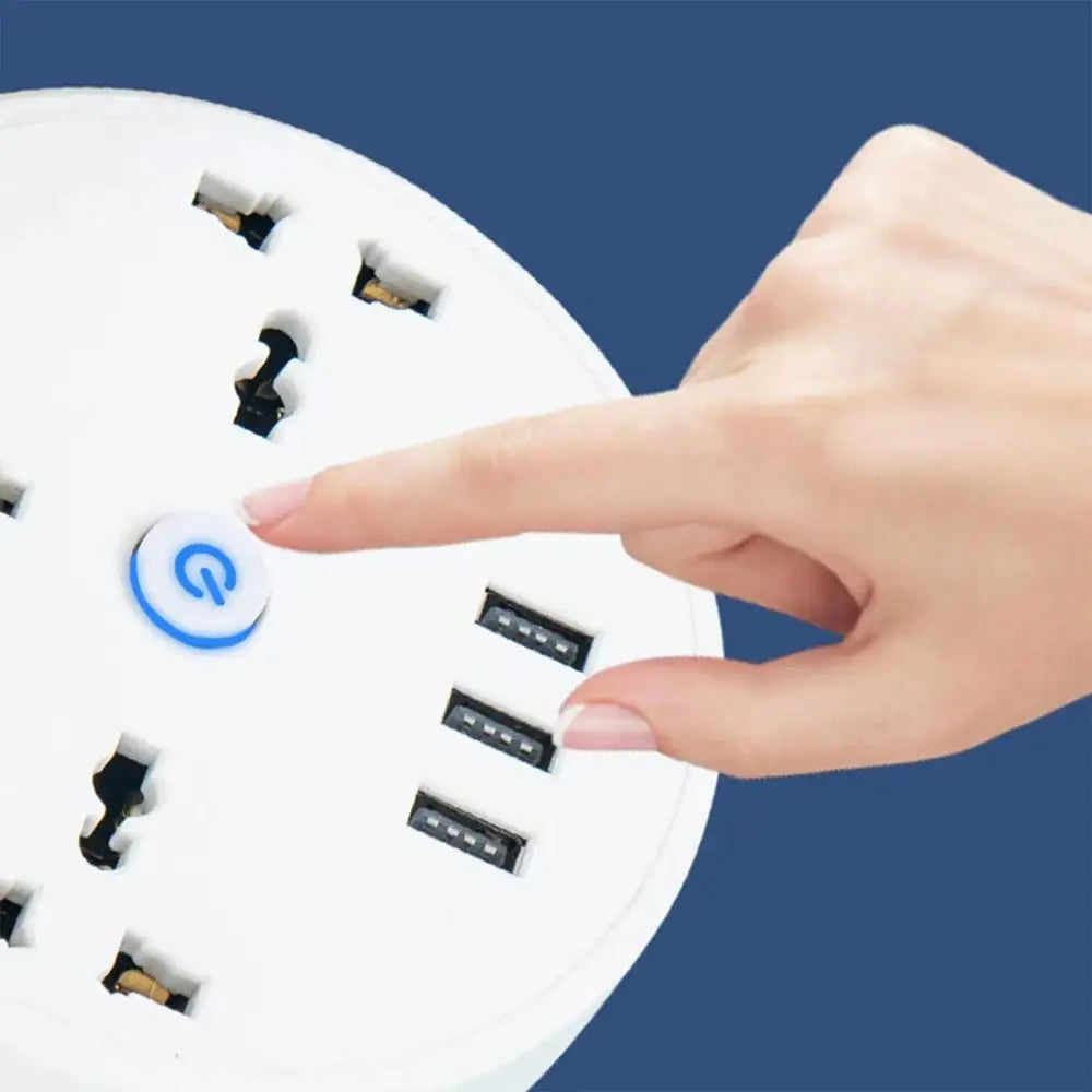 Intelligente Steckdosenleiste mit EU-Stecker — schnelles USB-Laden