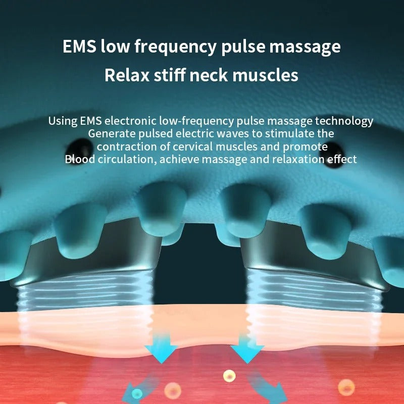 Neck Massager Pro — EMS-enhet för djupvävnadsmassage och smärtlindring