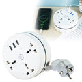Intelligente Steckdosenleiste mit EU-Stecker — schnelles USB-Laden