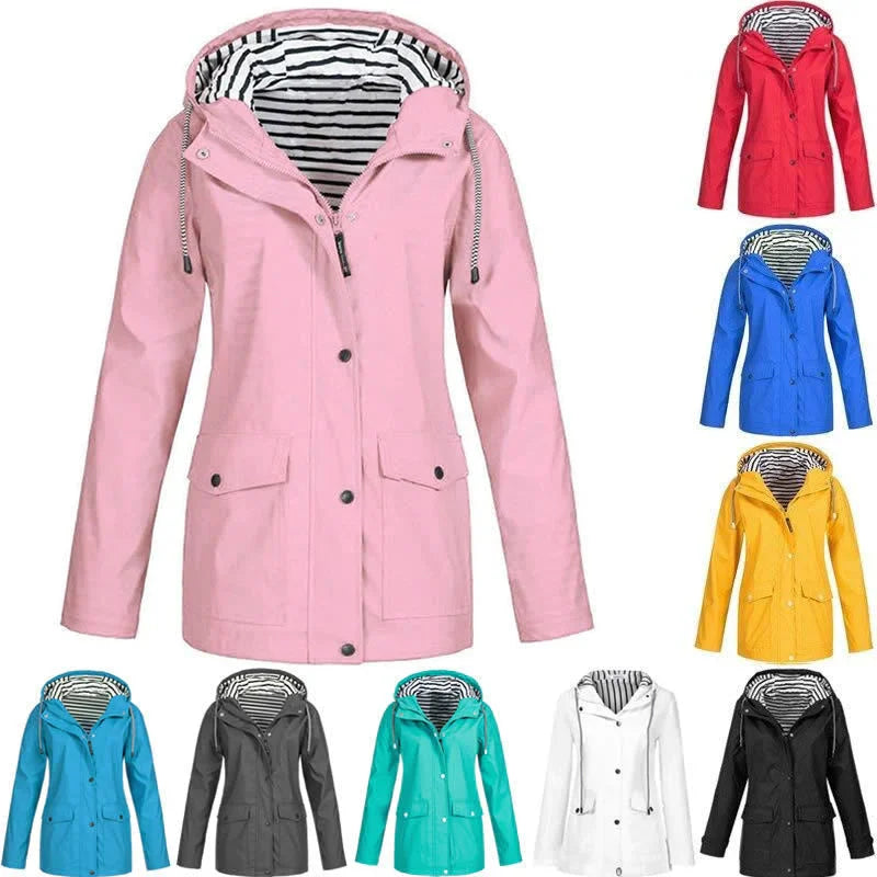 ChicGuard wasserdichte, winddichte Jacke – Trenchcoat-Stil für Frühling und Herbst