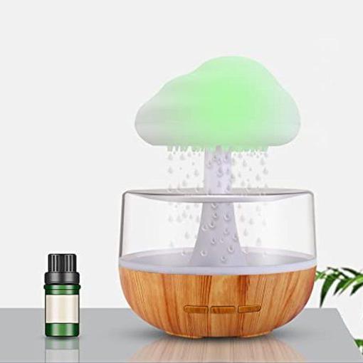 2-in-1 Desk Light Humidifier Rain Cloud Aromatherapy Essential Oil Zen Diffuser & Raining Cloud Night Light Mushroom Lamp | Filindra