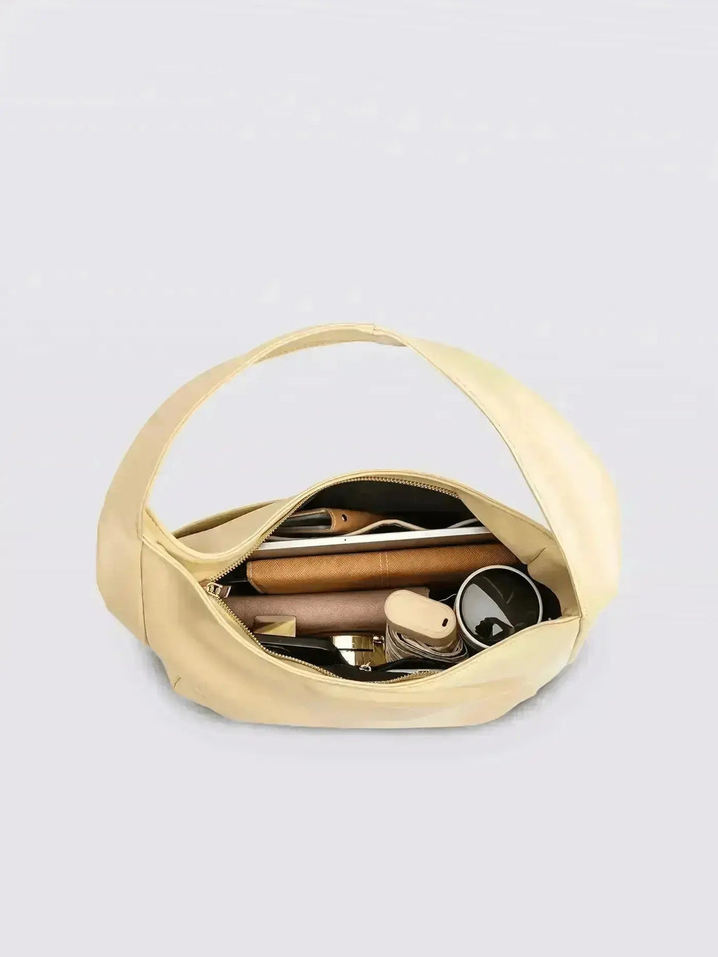 Timeless Bucket Shape Handbag — Structured Design, Spacious Interior