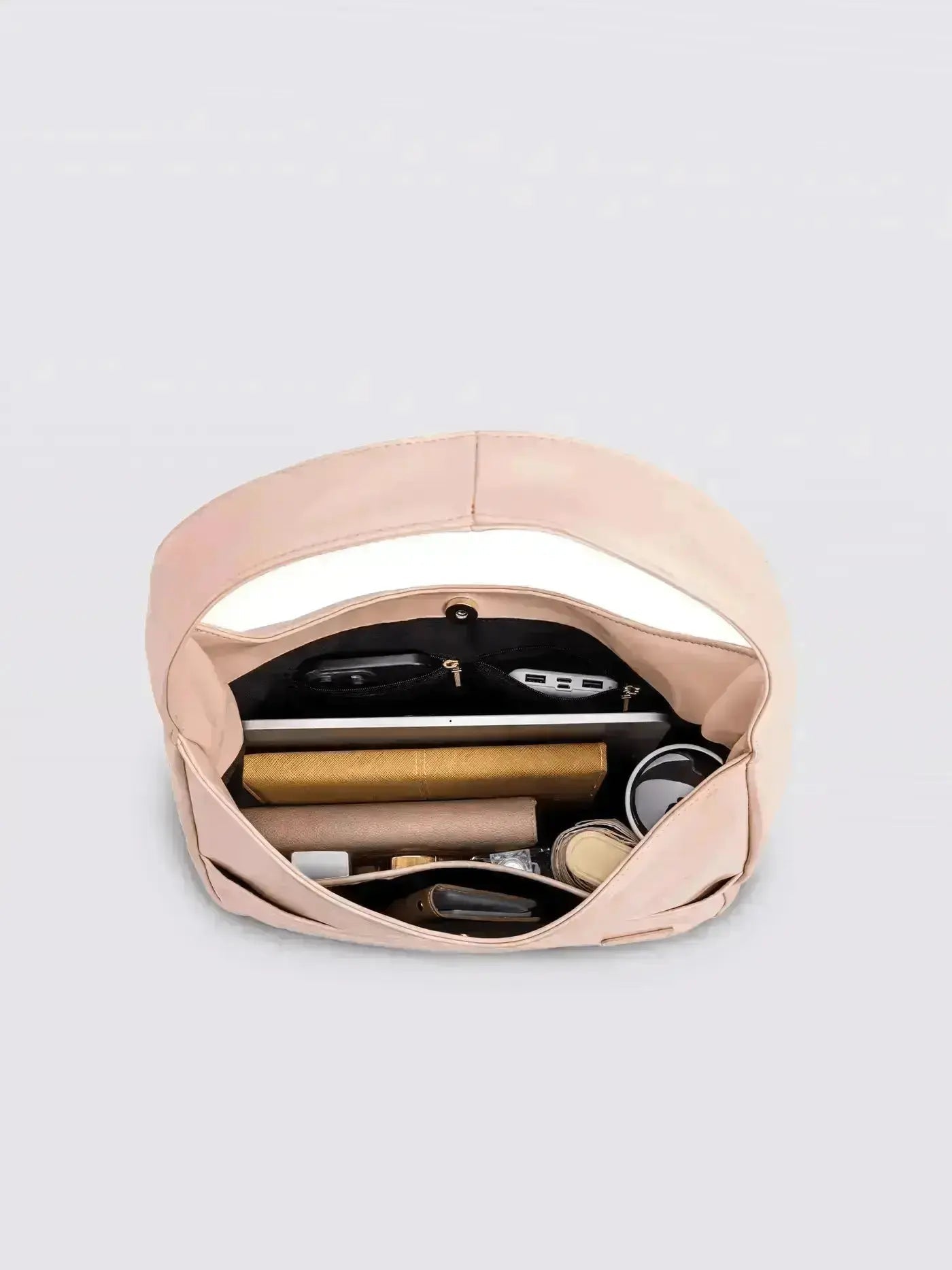 Timeless Bucket Shape Handbag — Structured Design, Spacious Interior