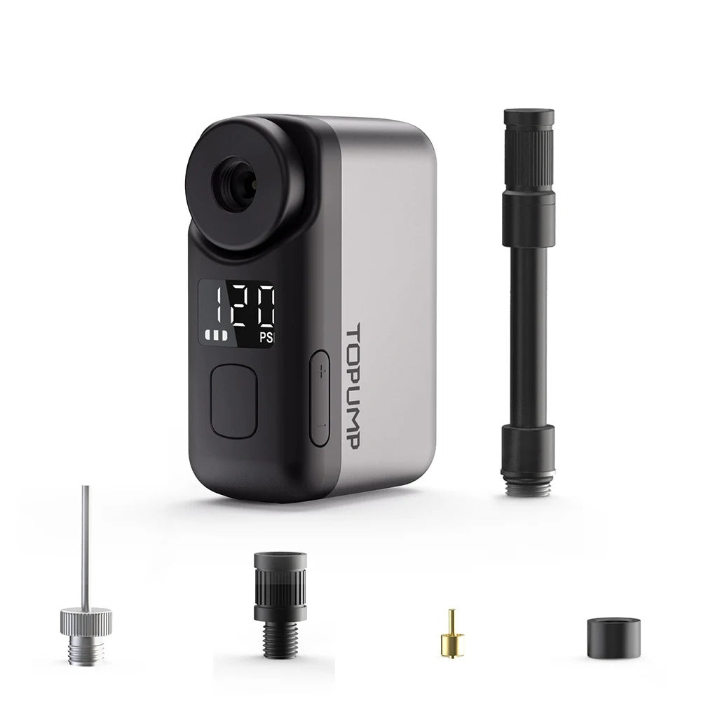 Mini pompa elettrica intelligente Pro per biciclette — Gonfiatore portatile rapido per pneumatici