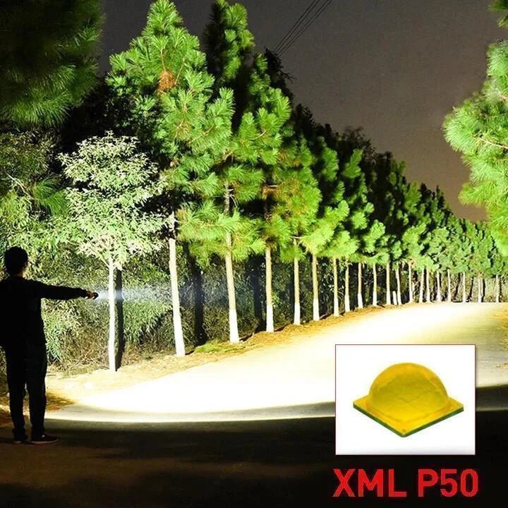 90000ルーメンXHP50.2最強懐中電灯 | Filindra
