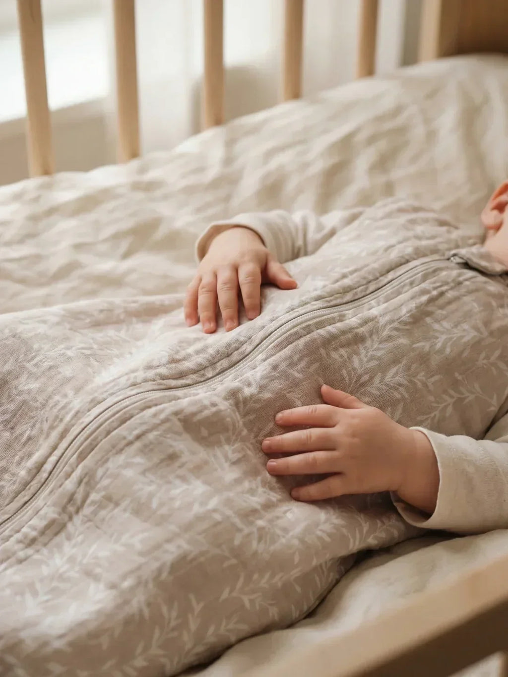 Breathable Bamboo Cotton Baby Sleep Sack — Soft, Comfortable Fit
