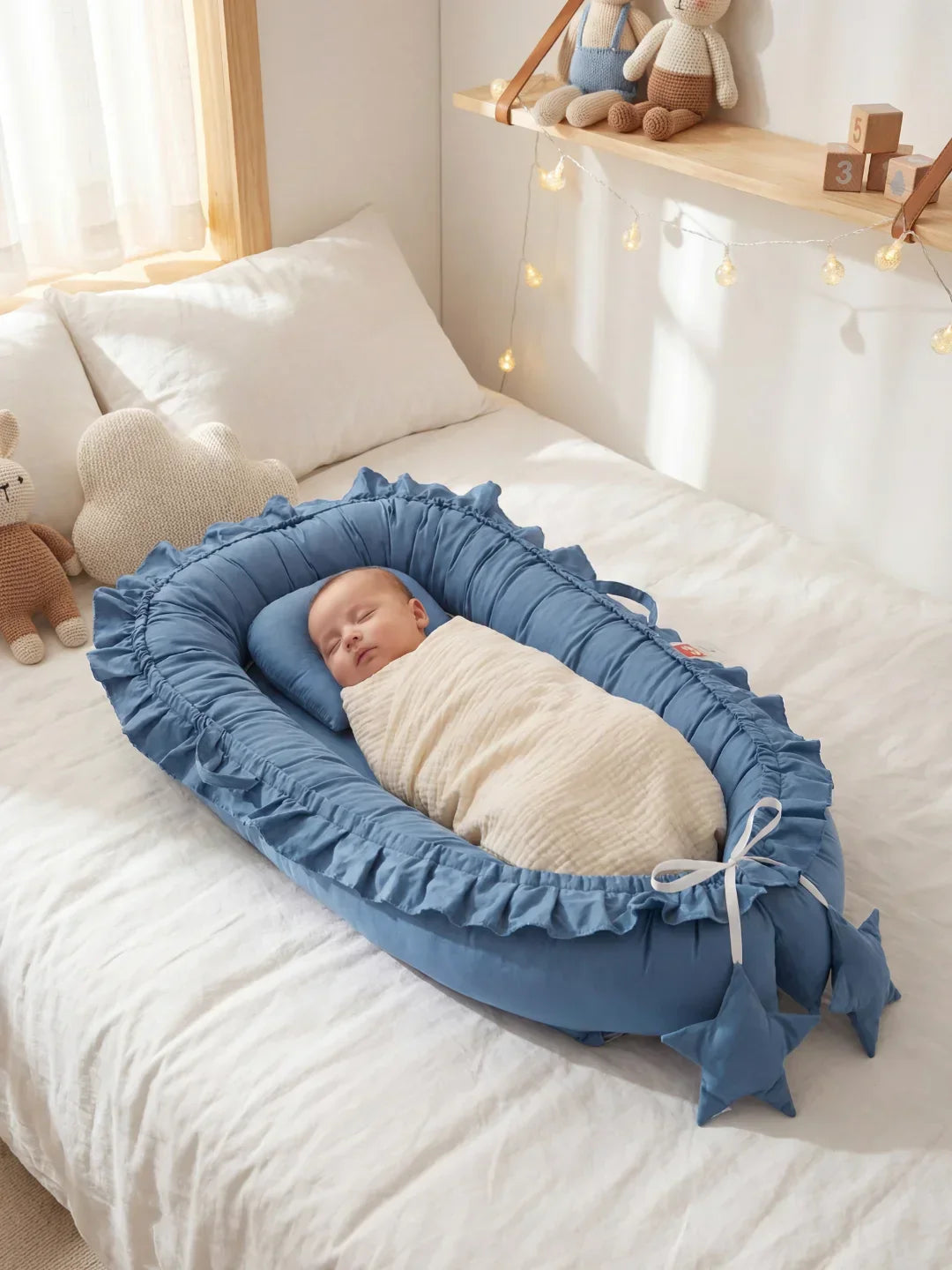 Soothing Baby Transition Lounger — Contoured Support Cushion
