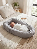 Soft Cotton Baby Nest — Contoured Sleeper Pod Design