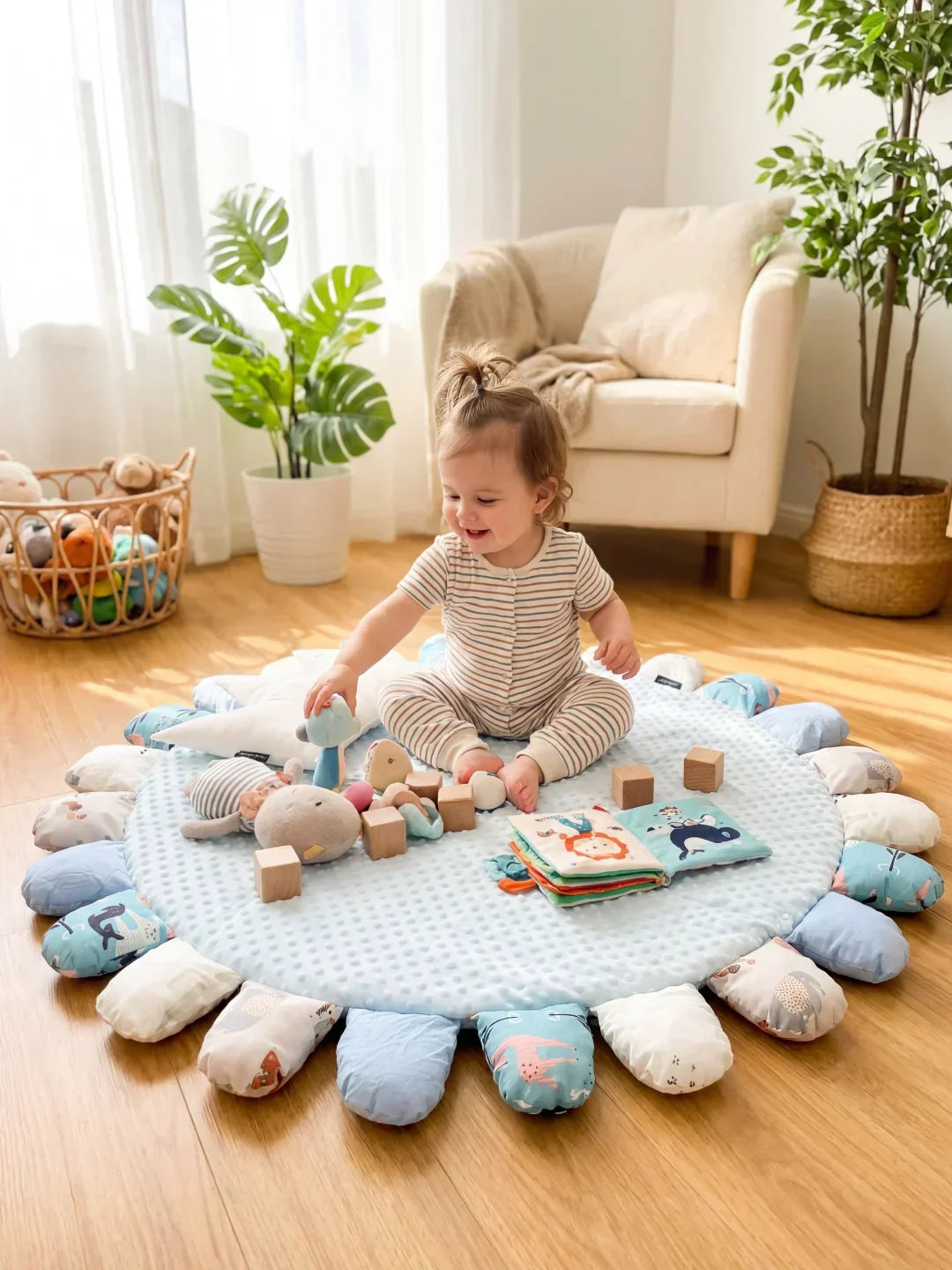 Soft 120 x 120cm Activity Play Mat
