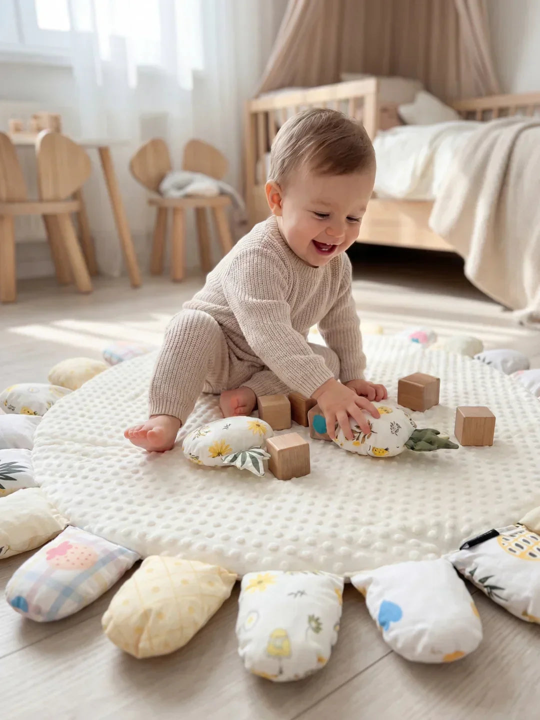 Soft 120 x 120cm Activity Play Mat