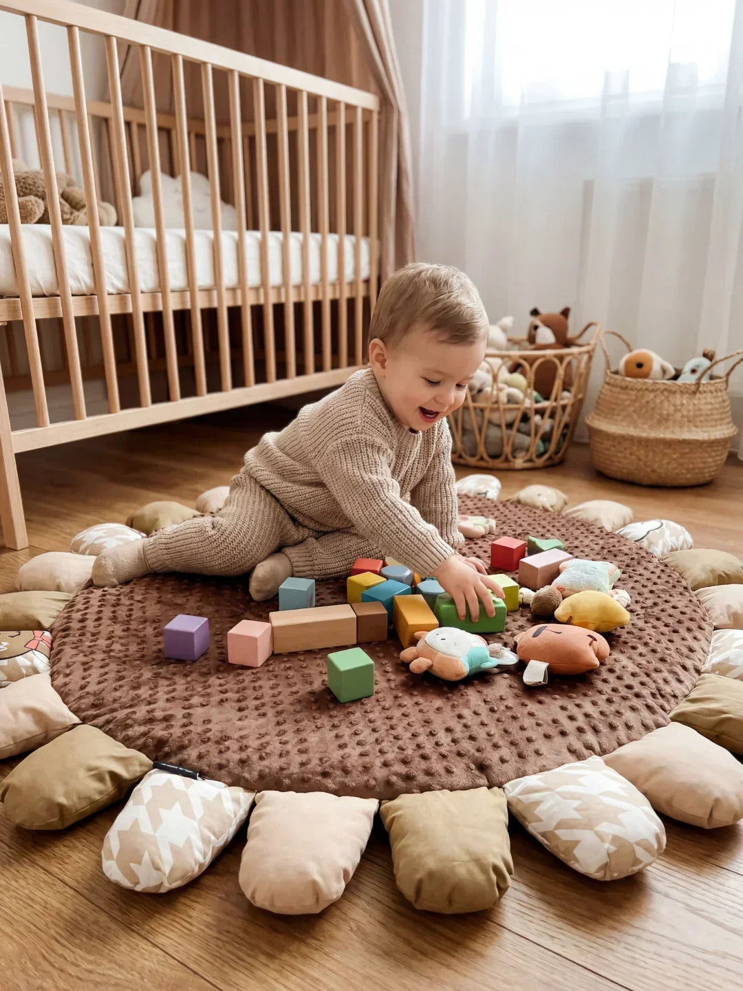 Soft 120 x 120cm Activity Play Mat