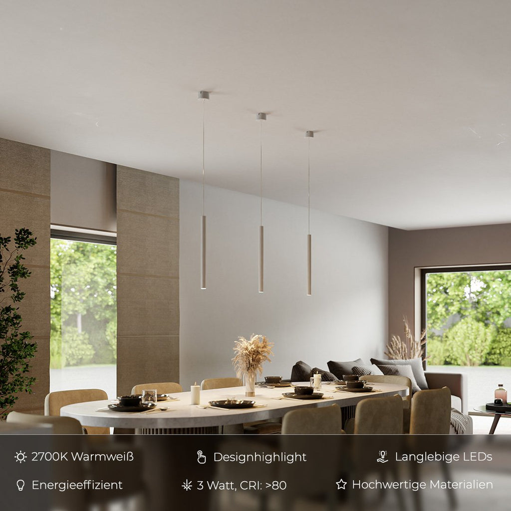 Minimalistyczna lampa wisząca Cirrus marki AeroLume — zaawansowana technologia LED