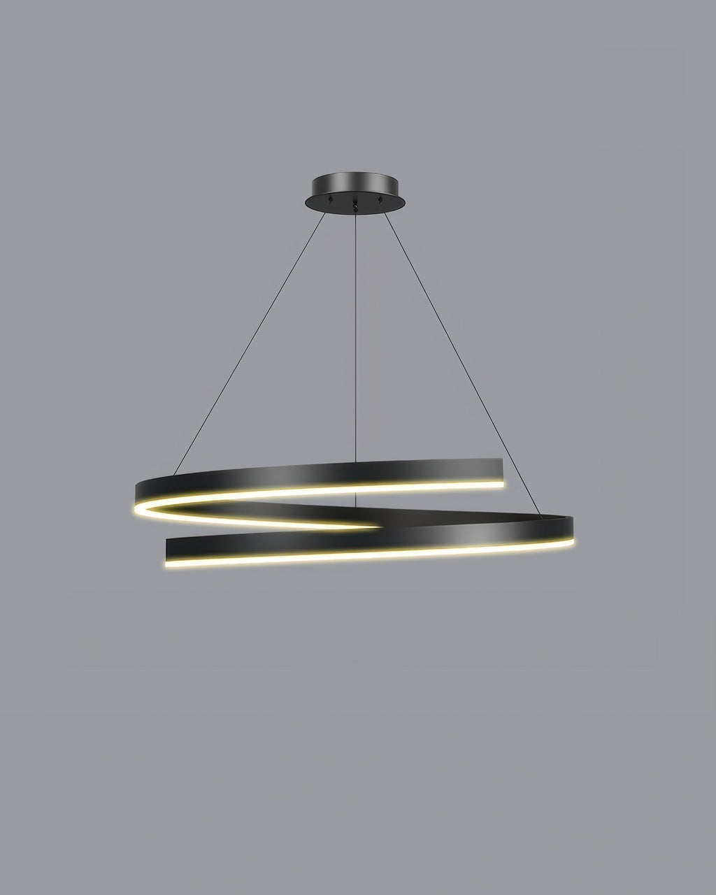 Tavero Aluminum Woodgrain Mahogany Style Chandelier With Adjustable Angles