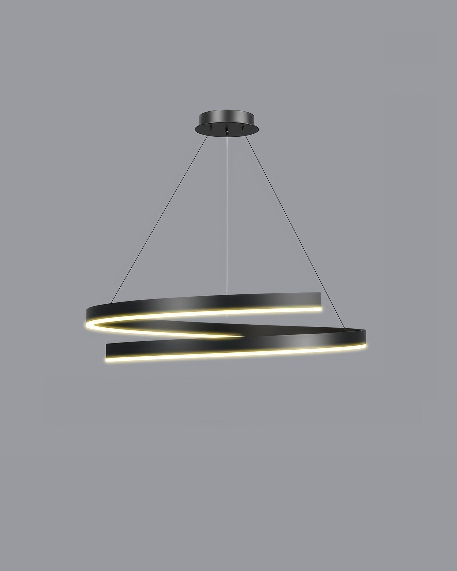 Tavero Aluminum Woodgrain Mahogany Style Chandelier With Adjustable Angles