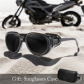 Steampunk Windproof Motorcycle Eyewear — Integrated UV Shield