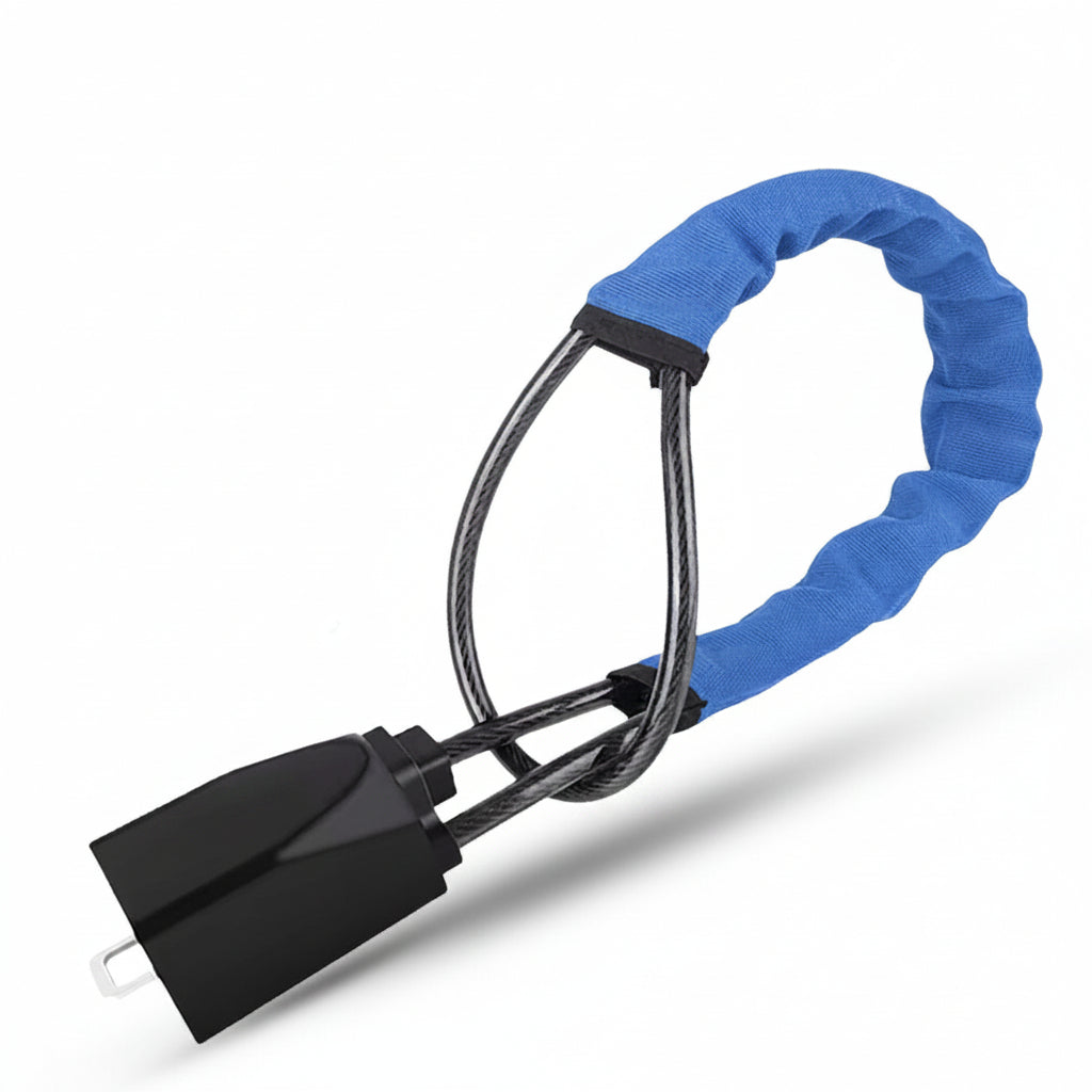 Driver Compartment Steering Restraint Lock — Seatbelt Buckle Anchor