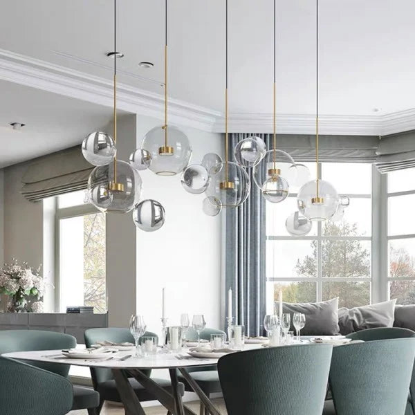Bolle Pendelleuchte mit kugelförmigem Schirm – moderne Deckenleuchte für stimmungsvolles Licht