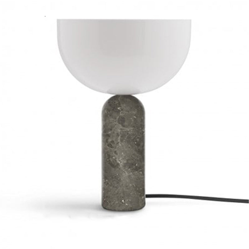 LumaStone Marmorlampe mit raffiniertem Sockel und sanftem Umgebungslicht
