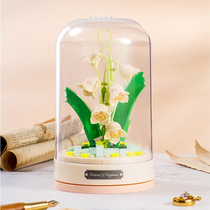 DIY-Bauset: Lego-Rose mit Spieluhr — 100-200 Teile