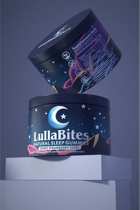 حلوى النوم القابلة للمضغ LullaBites: راحة عميقة وصفاء صباحي