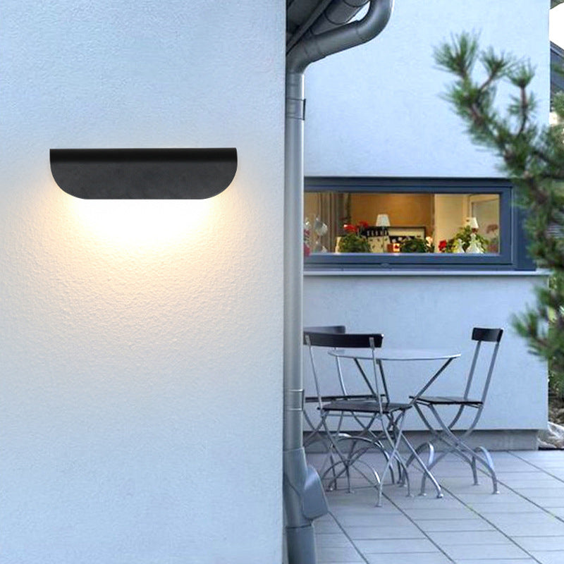 Caldera Exterior Wall Light With Curved Design And IP65 Rating