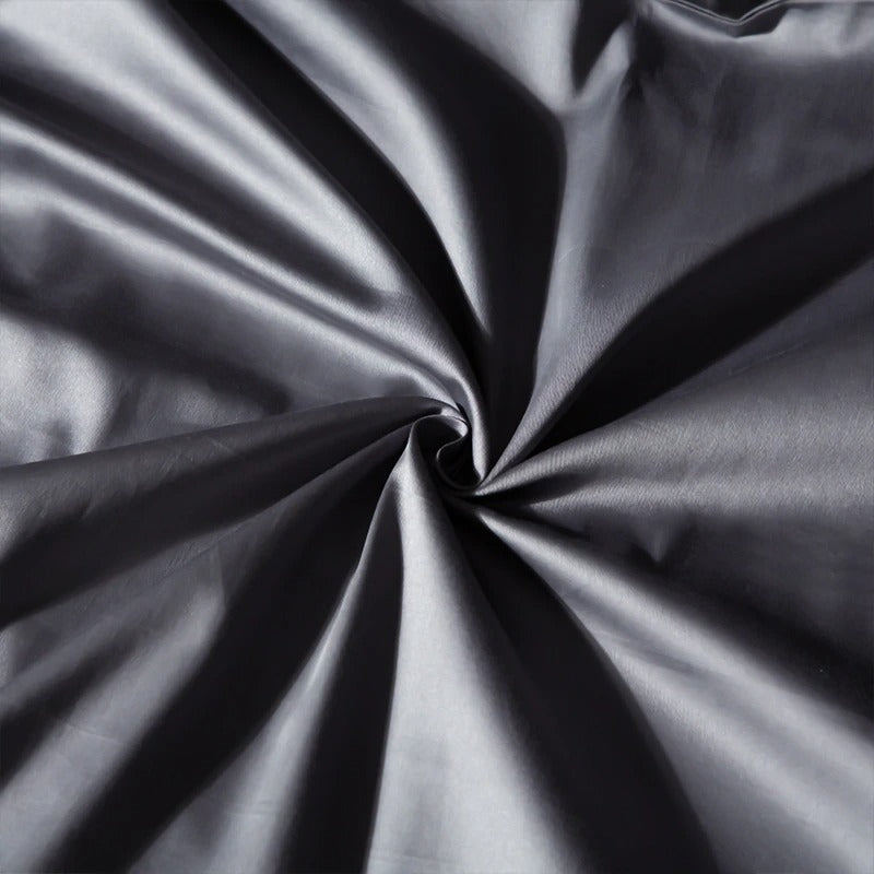 Ložní souprava Aurelia Deep Grey — hedvábně jemná egyptská bavlna