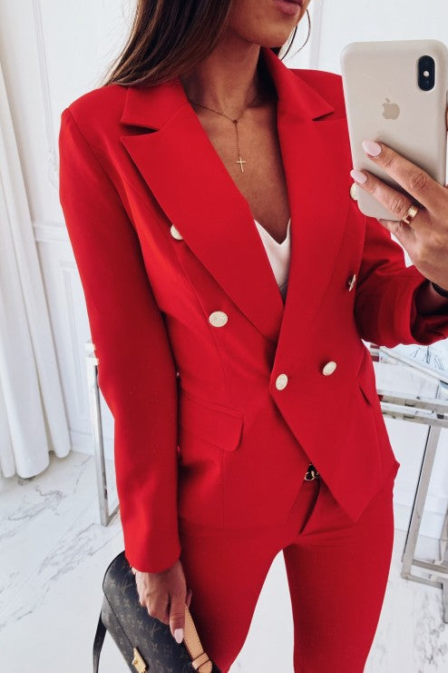 Blazer Tendance Boucle Métal