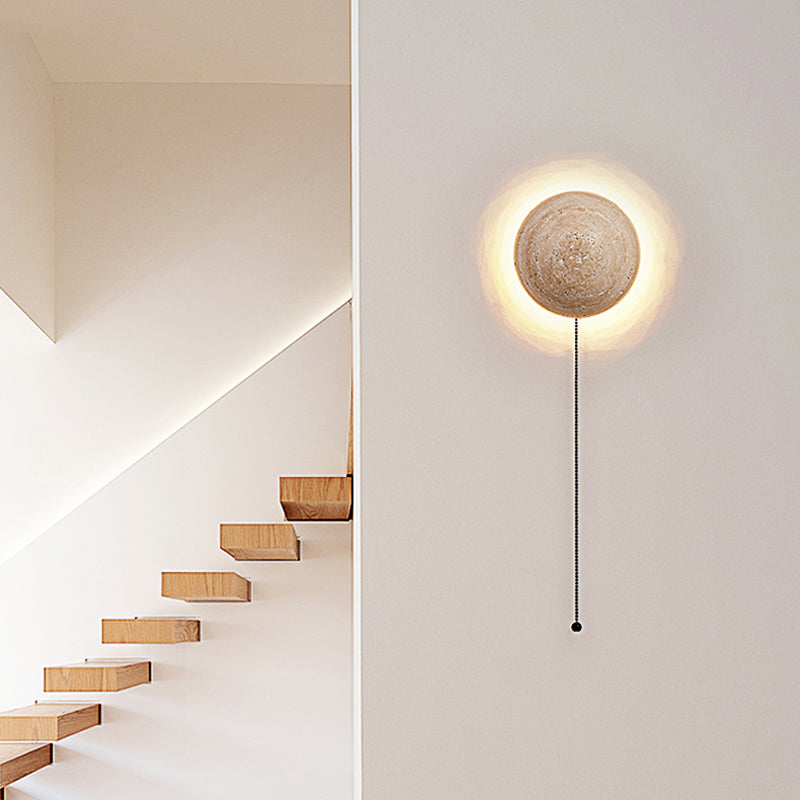 Asterra Cream Finish Wall Light — Minimalist Indoor Design