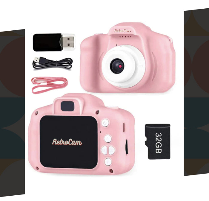 Mini Retro Camera — Nostalgic Photo and Video Capture