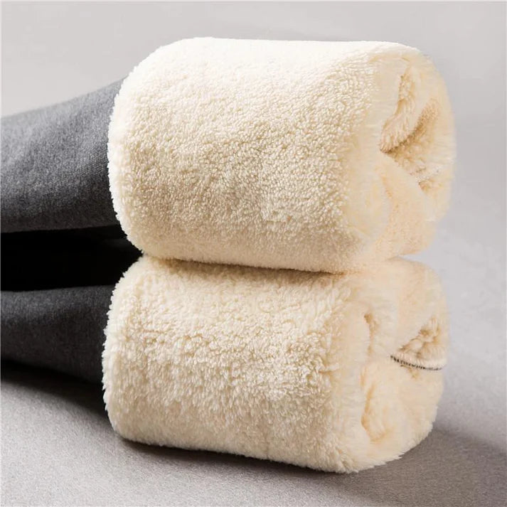 Ultra-Soft Cashmere-Lined Leggings for Autumn & Winter