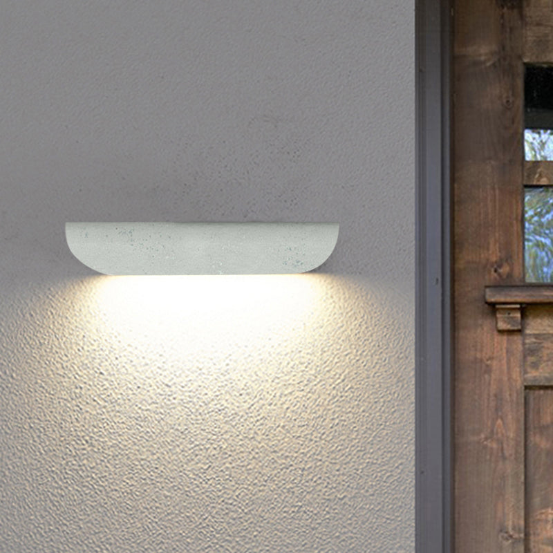 Caldera Exterior Wall Light With Curved Design And IP65 Rating