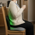 Ergonomic Memory Foam Seat Cushion — Orthopedic Contoured Pad