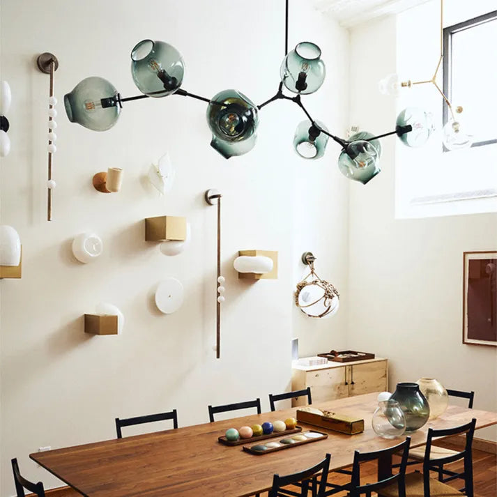 BubbleLight Sputnik-Pendelleuchte — Verzweigtes Glasblasendesign