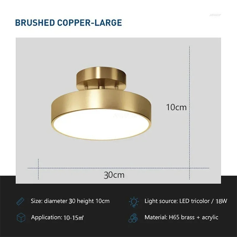 Moderne, drejelig LED-loftslampe - justerbar lysstråle