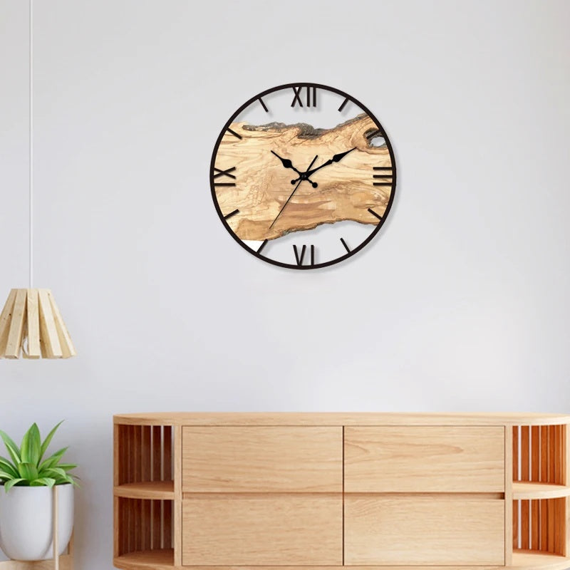 LucidHours Minimalist Transparent Wall Clock — Modern Timepiece