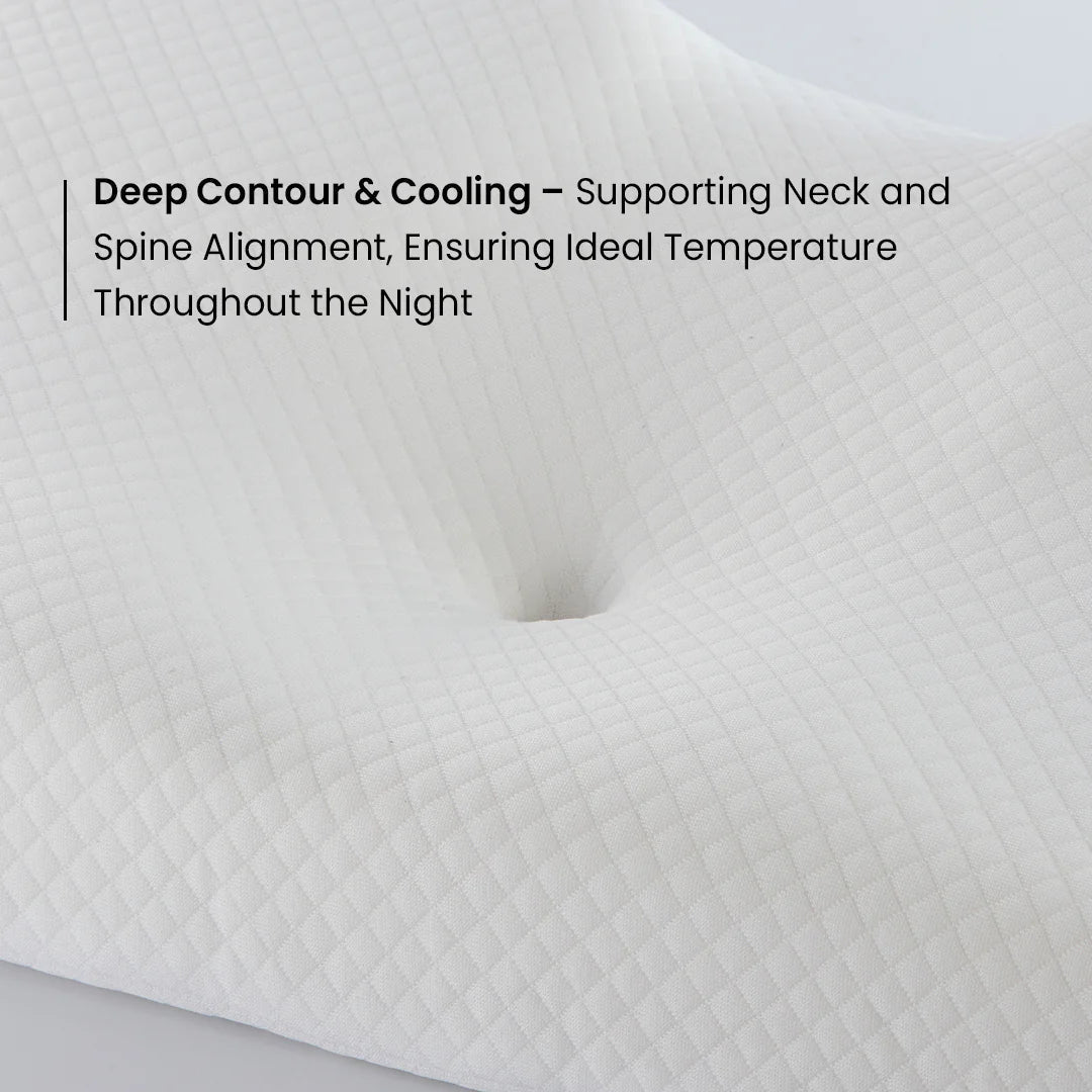 OrthoCloud Memory-Foam-Kernkissen mit ergonomischem Design