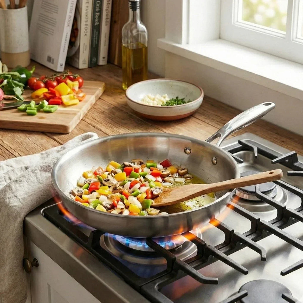 TitanHammer Pro Pan — Natural Nonstick Titanium Cookware