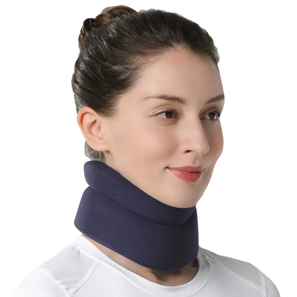 Colar cervical respirável de suporte — ortótese cervical para melhorar a postura