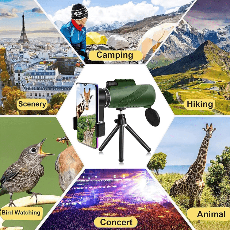 Arden 600x HD-monokikare — kompakt konstruktion, klar högupplöst optik